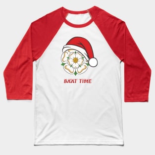 Yorkshire Christmas Baat Time Baseball T-Shirt